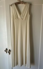Vintage Vanity Fair Ivory Slip Nightgown Size 38