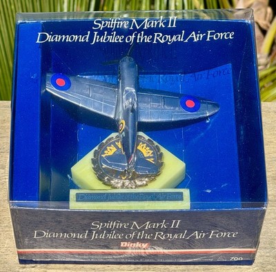 Dinky Toy Spitfire Mark II Royal AF Diamond Jubilee New Old Stock