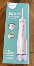 COSLUS Portable Water Flosser for Teeth: 10 Pressure Settings Professional Water
