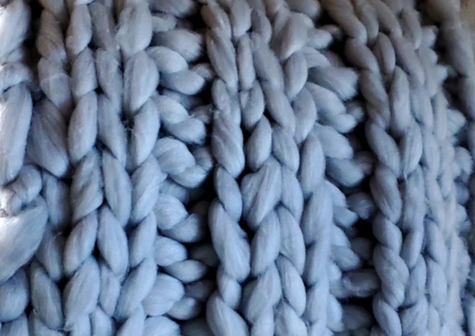 Sumer & Rose Mia Chunky Knitted Throw Blanket Stay Extra Warm and Cozy 50x60 - Image 2 of 4