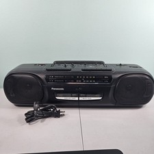 Panasonic RX-FT530 Portátil Estéreo AM FM Radio Cassette Grabadora Boombox Funciona