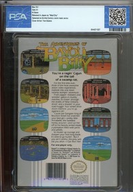 The Adventures of Bayou Billy Sea Girt Collection NES Sealed A+ Graded PSA 9.2