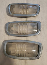 Vintage 1951-1952 Plymouth Interior Rear Dome Light Original Or Rat Rod Lot Of 3