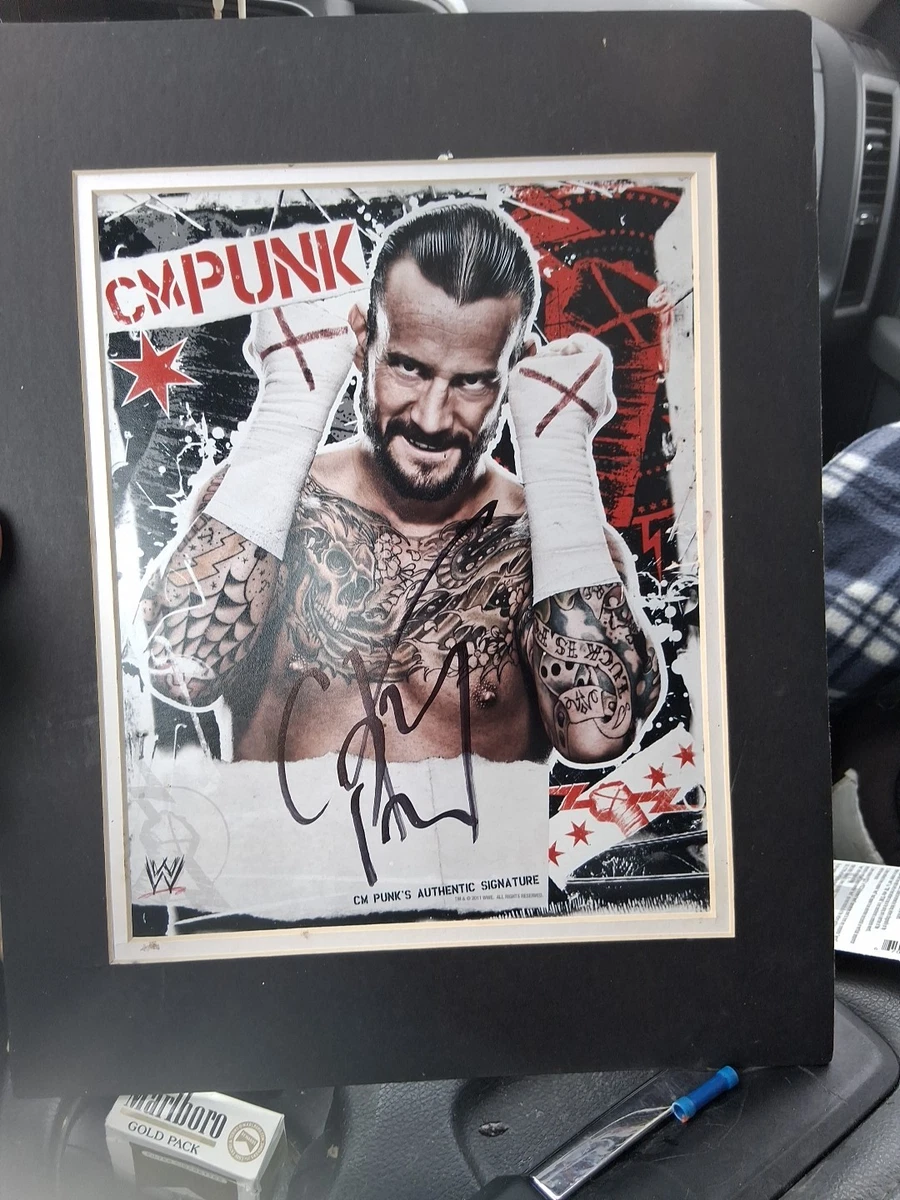 CM Punk WWE Wrestling Original Autographed Items for sale | eBay