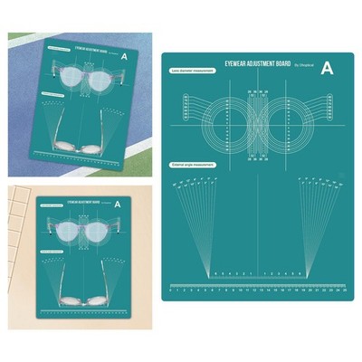 Eyewear Adjustment Board High Performance Eyeglass Adjustment Measuring Mat
