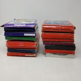 Lot Of 16 Intellivision Games With Boxes (Some Have Manuals & Overlays)