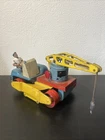 Vintage Tin Marx Crane Toy with Figure Possible 1940s Very Cool & Rare