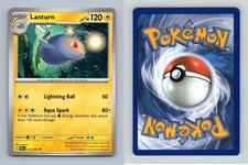 Lanturn #21/91 Scarlet & Violet Paldean Fates Uncommon Pokemon 2024 TCG Card