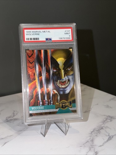 1995 Marvel Metal #137 Wolverine PSA 9