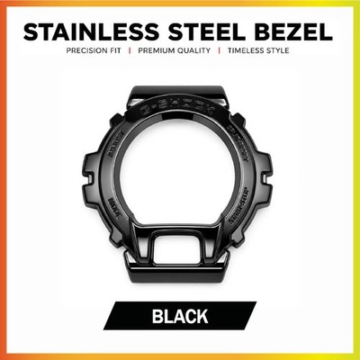 Stainless Steel Bezel for G-Shock DW6900 Custom Silver Gold Black Pick 8 Colors
