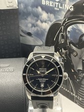 Breitling Superocean Heritage 46mm Blk Dial SS Auto A17320/Factory Serviced 3/26 4