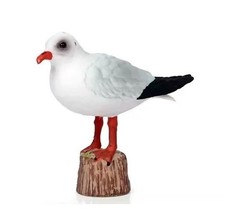 Red Billed Gull Bird Animal Figure Toy PVC Doll Small Figurine Birthday Gifts