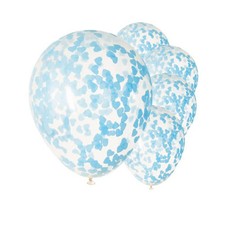 Blaue Herzen Babyparty Luftballons