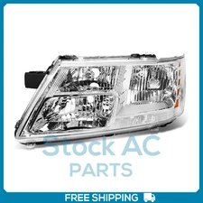 Headlights Left Side Factory Style Lamp Chrome for 2009-2020 Dodge Journey LH