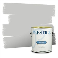 Prestige Interior Paint And Primer In One 1-gallon Flat Silver City Prestige Interior Paint And Primer In One 1-gallon Flat Silver City
