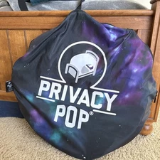 Privacy pop bed tent galaxy theme