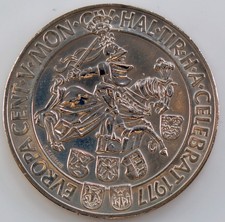 1977 AUSTRIA HORSEMAN HALL 100 SCHILLING SILVER COIN