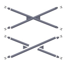 OMP Universal Cross Door Bars (Non Assembled / Roll Cage / Motorsport)