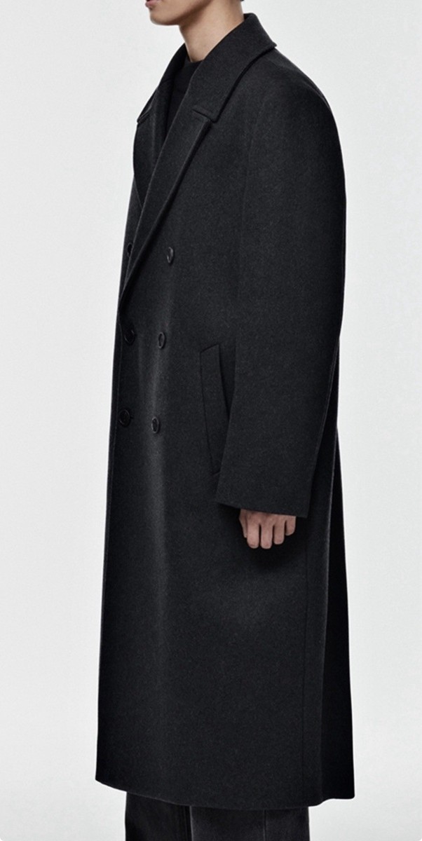 NWT Musinsa Standard Premium Double Breasted Wool Cashmere Coat