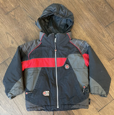 Obermeyer Little Boys Size 5 Ski  Winter Jacket In Red  Black