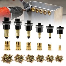 186 St&uuml;ck Handnietkopfmuttern Set M3 M4 M5 M6 M8 M10