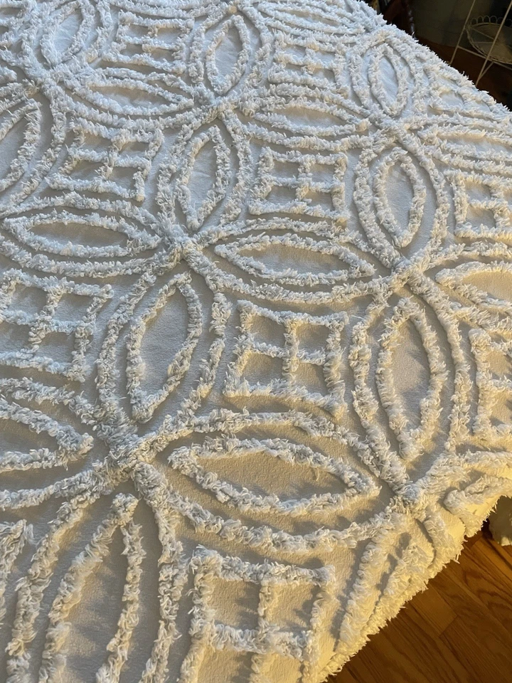 Магазин Vermont Country шениль большого размера кровать раскладная светло-голубая - Изображение 3 из 4