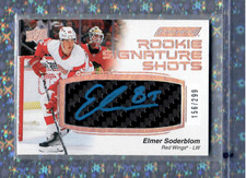 2023-24 Upper Deck Engrained Elmer Soderblom 156/299 Auto Rookie Shots Card
