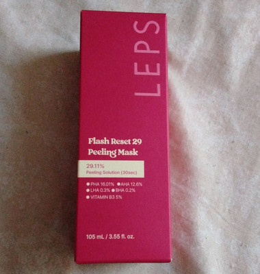 LEPS Ultra Dew Flash Reset 29 Peeling Mask Face Exfoliation 105 mL/3.55 oz