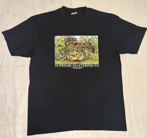 Supreme Masterpiece Black Tee - medium