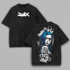 Arcane League of Legends Jinx Tee Unisex, Anime Streetwear Cotton