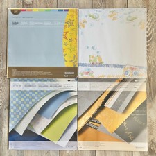 Creative Memories Paper Packs Mixed Lot Of 4 Football Graduation Baby Boy Soft