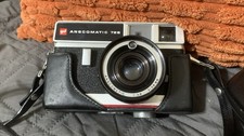 Vintage GAF Anscomatic 726 Camera 38mm f/2.8 Lens w/ Original Case
