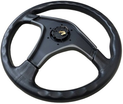 NARDI GARA 3 Type 4 365mm Steering Wheel Black Leather TRD Horn