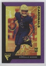 2021 Panini Chronicles Flux Rookies Purple Prizm /199 Rondale Moore #FX-20 17hw