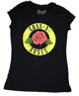 Bravado Guns N Roses Bleeding Rose Music Short Sleeve Large T-Shirt