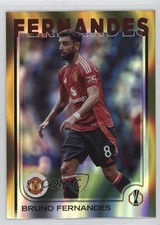 2024-25 Topps UEFA Club Competitions Gold FlowFractor Bruno Fernandes #152 7iu