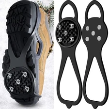 Universal Non-Slip Gripper Spikes Ice Shoe Spikes for Hiking Skiing
