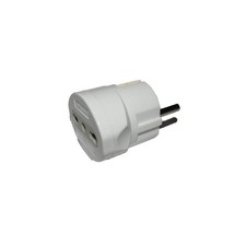 Schuko Adapter Reducer Plug 10A 16A 1500W White