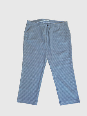 BRAX, Freizeithose, STYLE.MEL S, Blau/Weiß, Gr. 44K