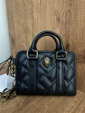NWT Kurt Geiger Kensington Boston Card Case Charm Key Chain *NOT A BAG*