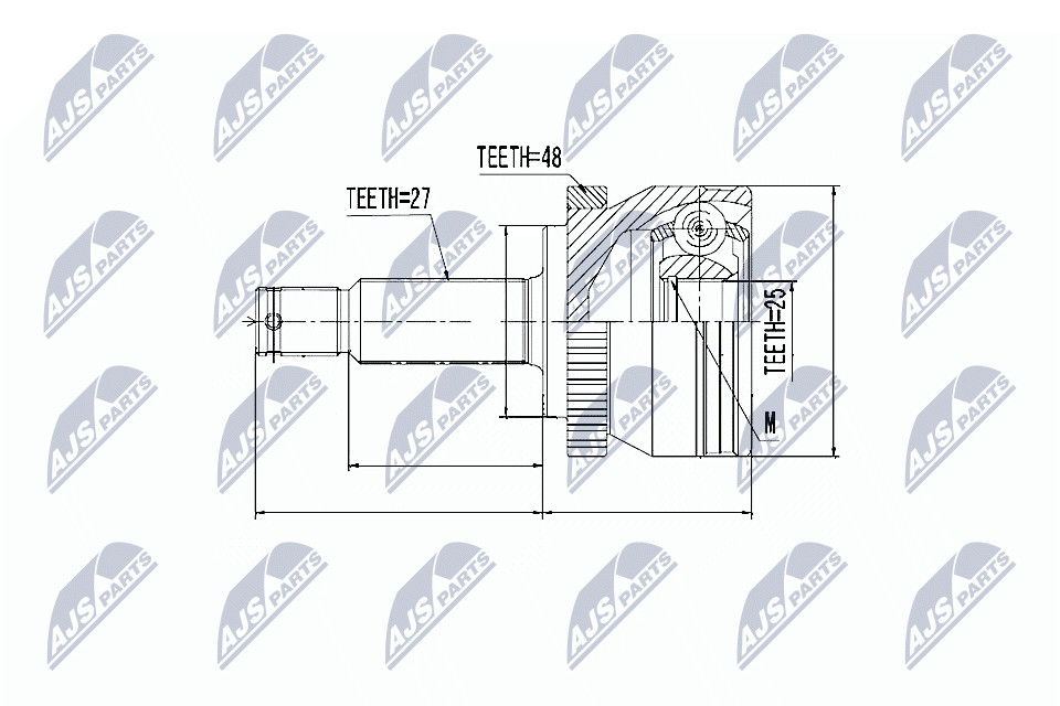 N.T.Y. NPZ-HY-508.NTY Joint Kit, drive shaft for HYUNDAI,KIA