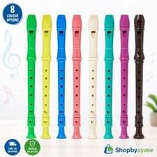 Plastic 8 Holes Soprano Recorder Musical Instruments Clarinet Long Flute