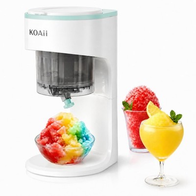 Snow Cone Machine, Shaved Ice Maker with 5 Reusable Ice Mold Cups, Countertop...