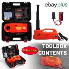 Elektrischer Wagenheber 5T 12V Verstellbarer mit Sicherem Hammer Für LKW SUV MPV