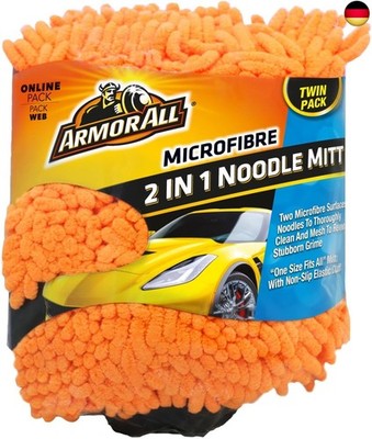 Armor All Mikrofasernudel-Autowaschhandschuh 2er-Set   Hochwertiger A