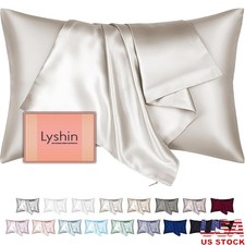 Mulberry Silk Pillowcase Cooling Hypoallergenic Luxury Gift Hair Skin Care New