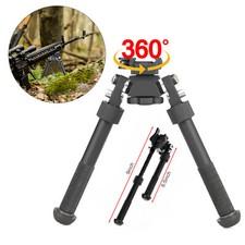 Bipiede da caccia attacco rapido 6,5-9" regolabile per guida Picatinny/M-lok