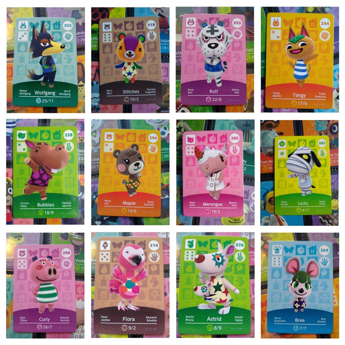 CARTE AMIIBO ANIMAL Crossing 325 Prune / Peaches [EUR] Série 4 Near Mint EUR 9,99 - FR