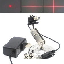 Focusable Dot Line Cross 650nm 30mW Red Laser Diode Module + Adapter 12mm Holder