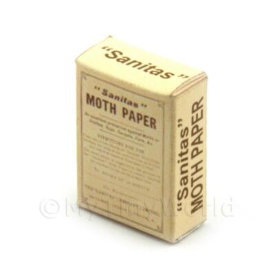 Puppenstube Miniatur Motten Papiere Box